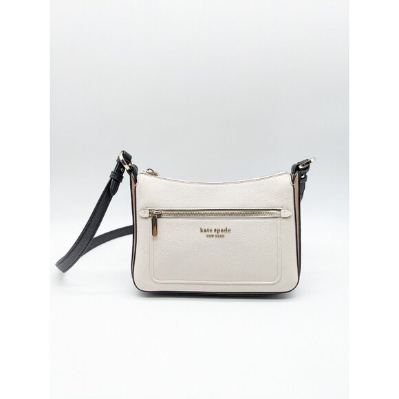 KATE SPADE NY Hudson pebbled leather small crossbody bag + Dust bag - Parchment - Picture 15 of 16